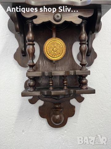 Стенен часовник Regulator. №5260, снимка 4 - Антикварни и старинни предмети - 45076375