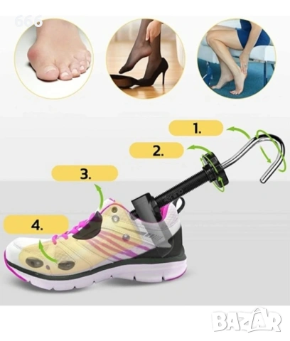 Разширител за обувки (калъп), предназначен за коригиране на формата и размера на обувките., снимка 3 - Други стоки за дома - 54150658