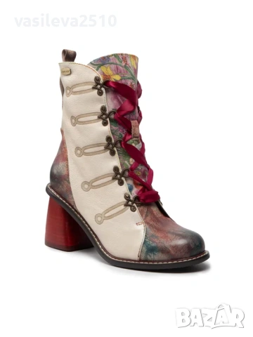 Laura Vita дамски оригинални боти от естествена кожа , снимка 2 - Дамски боти - 53892233