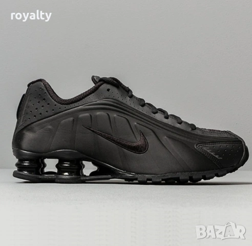 Nike Shox R4 Black Черни Мъжки Маратонки с Кутия Найк 40-45 Номер , снимка 2 - Маратонки - 53064108