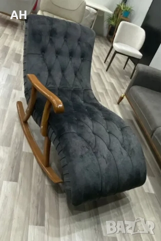 Люлееш се стол-лежанка за пред телевизора, снимка 2 - Дивани и мека мебел - 52744012