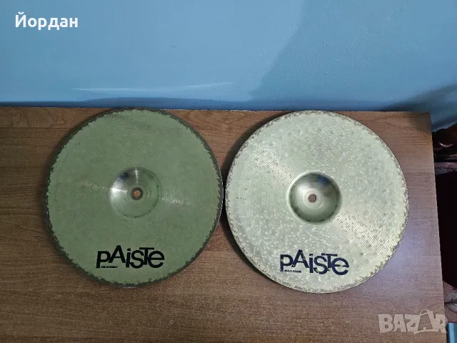 Фус чинели (капаци) "Paiste 302" 13', снимка 2 - Ударни инструменти - 46840786