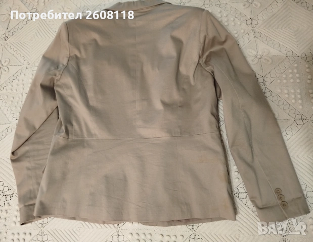 Бежово сако Charles VÖgele – размер L (№ 44), снимка 6 - Сака - 53615989