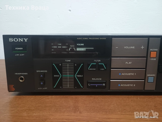 Стерео усилвател SONY TA-AX410. Много интересна и машинка. Изпращам видео. , снимка 4 - Ресийвъри, усилватели, смесителни пултове - 54211347