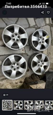 Джанти 16ки за Ауди а3 8л 