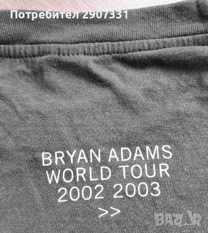 Тениска Bryan Adams. Tour 2002/2003, снимка 3 - Тениски - 45226804