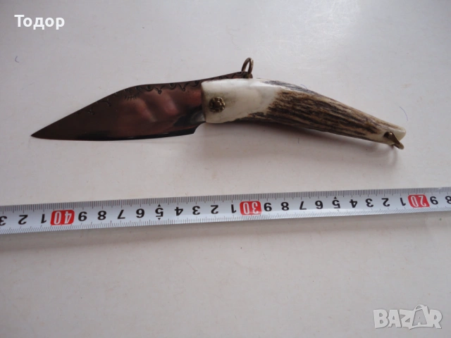 Майсторска сойка нож рог Тодор Димитров 8