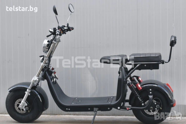 Електрически скутер BIG CITY HARLEY X12 2500W 60V 21Ah с LED фар, снимка 2 - Мотоциклети и мототехника - 52429336