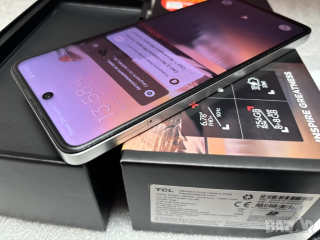 Смартфон TCL 40 NXTPAPER 8 GB 256 GB, Opalescent, снимка 13 - Други - 52662760