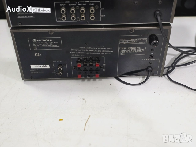🔥 Hitachi HMA-G2 + HGE-G2 – японски винтидж beast комплект! 🇯🇵🎛, снимка 7 - Ресийвъри, усилватели, смесителни пултове - 53654661