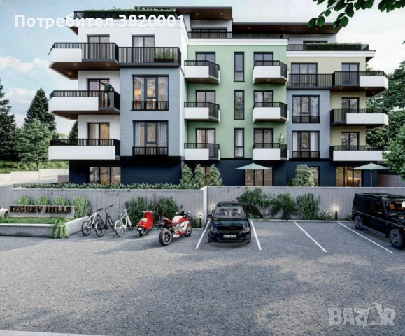 Тристаен панорамен със 129 м² тераса