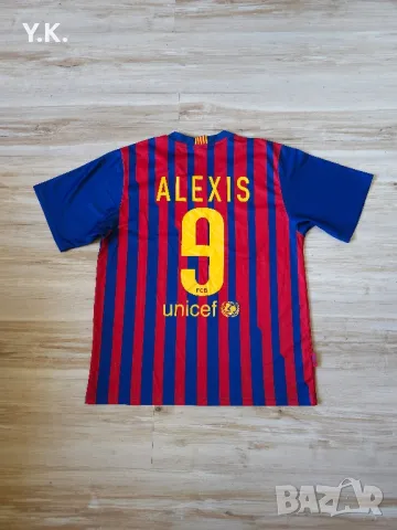 Мъжка тениска на F.C. Barcelona x Alexis / Season 11-12 (Home), снимка 3 - Тениски - 50265210