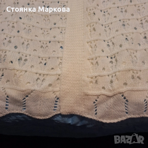 Нова плетена жилетка, снимка 2 - Жилетки - 51631160