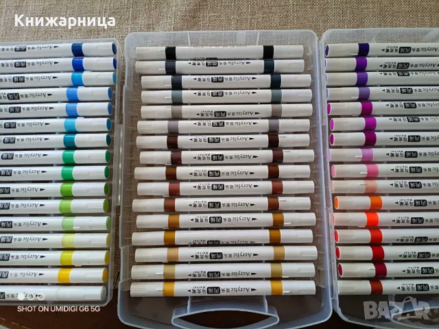 Двувърхи Акрилни Маркери, снимка 4 - Ученически пособия, канцеларски материали - 49930279