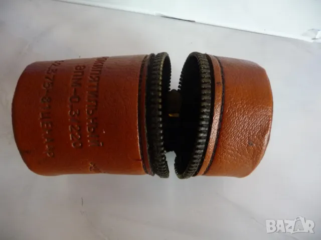 Кожен калъф прибор обектив уред СССР стар маркиран стар ретро бързовар, снимка 5 - Антикварни и старинни предмети - 49759233