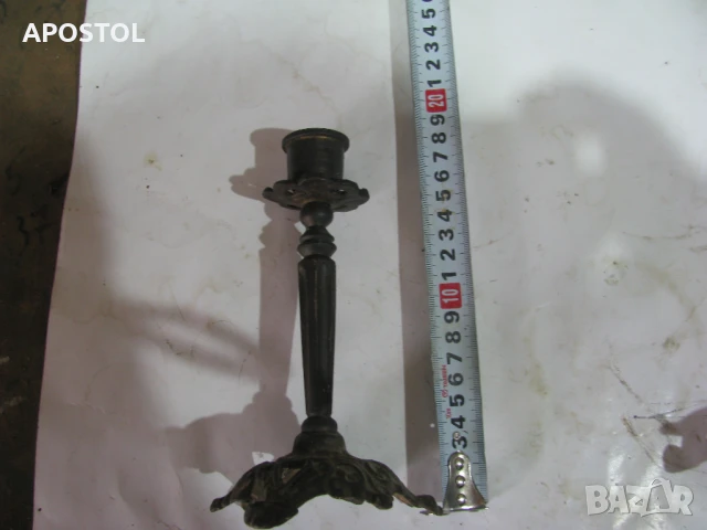 свещник, снимка 3 - Антикварни и старинни предмети - 51080444