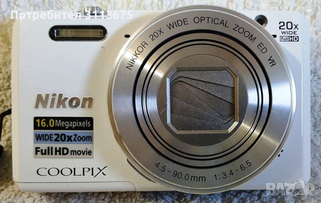 Фотоапарат Никон. Nikon S7000. 16MP, 20x, Full HD, Wi Fi.