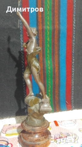 Старинна скулптура пластика , снимка 4 - Антикварни и старинни предмети - 54003643