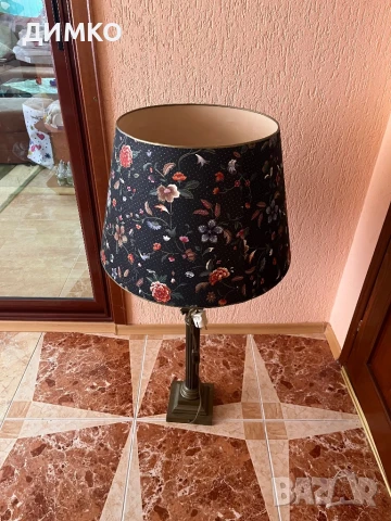 Страхотна старинна нощна лампа, снимка 2 - Антикварни и старинни предмети - 50762839