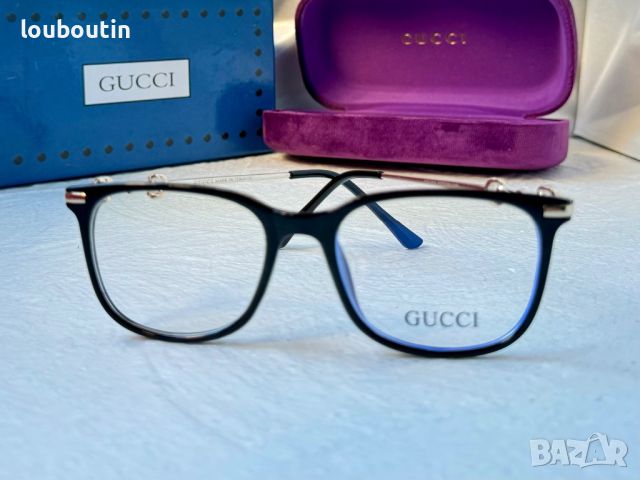 Gucci диоптрични рамки.прозрачни слънчеви,очила за компютър, снимка 4 - Слънчеви и диоптрични очила - 45186429