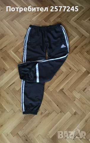 Оригинално мъжко шушляково долнище Adidas размер L, снимка 3 - Спортни дрехи, екипи - 46966215