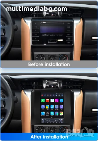 Toyota Hilux 2016 - 2022 9.7 Мултимедия Навигация Android, снимка 2 - Аксесоари и консумативи - 50034689