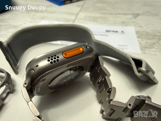 Apple Watch Ultra 2 в гаранция + застраховка против счупване/драскане, снимка 3 - Смарт гривни - 52793624