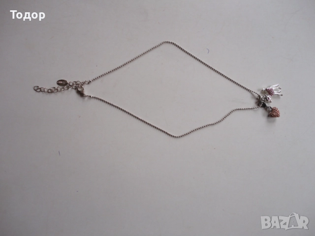 Невероятно колие медальон Flame с камъни , снимка 4 - Колиета, медальони, синджири - 52668800