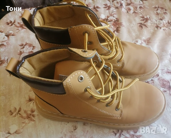 Нови Кожени Мъжки Боти 44, снимка 15 - Мъжки боти - 51007967