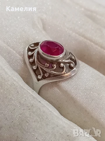 Руско сребро , снимка 6 - Пръстени - 51317226