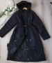 Дълго черно зимно яке с качулка , снимка 2