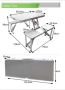 Сгъваема маса за къмпинг със столове тип куфар, Алуминиеви, снимка 11