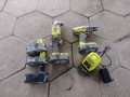 Продавам сет на Ryobi Li-Ion ъглошлайф и винтоверт на батерии, снимка 4