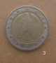 Монети 2 € , 2002 и 2003 г . , Германия " J " с изместване , снимка 4