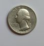 1/4 долар САЩ 1934 Сребро 25 цента САЩ 1934 Американска монета , снимка 2