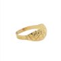Златен дамски пръстен 1,28гр. размер:62 14кр. проба:585 модел:24754-1, снимка 3