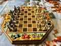 Ретро шах с метални фигури , снимка 2