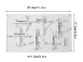 6 самолета самолети самолет силиконов молд форма фондан шоколад гипс декор, снимка 3