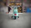 ТОП ЦЕНА!НОВО!Детски акумулаторен мотор Vespa GTS Super с 12V батерия,кожена седалка, снимка 5