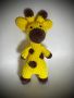 Играчка плюшено жирафче, ръчна изработка, снимка 1 - Плюшени играчки - 45929739
