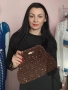 Ръчно плетена елегантна дамска чанта клъч модел „Аврора"“, снимка 15
