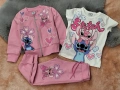 Детски памучен комплект Стич, от тънко трико , снимка 6