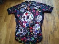 Weimostar колездачна тениска маркова размер Л черепи силикон грип цял цип св.отразител, снимка 7