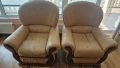 Кожен диван с два фотьойла , снимка 5