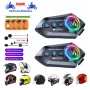 Комплект от 2 броя слушалки за каска с Bluetooth интерком , Intercom, снимка 1