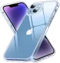 Нов кейс гръб Калъф за iPhone 13/14, Прозрачен, Не пожълтява, Ултра защита, снимка 1