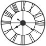 vidaXL Винтидж стенен часовник с кварцов механизъм, метал, 80 см, XXL(SKU:50644, снимка 1 - Стенни часовници - 45285976