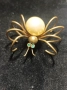 Старинна брошка "Паяк", снимка 1