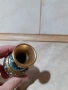 Cloisonne Клоазоне Красива малка ваза бронз клетъчен емайл, снимка 3