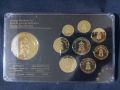 Позлатен пробен Евро Сет - Ватикана + медал, Седалището на Ватикана, снимка 1